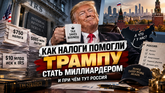 &laquo;Это делает меня умным&raquo;: как налоги строили бизнес Трампа и почему ваш бухгалтер опаздывает на 10 лет - 07.10.26 14:00