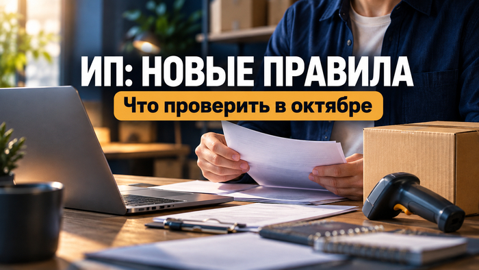 Новые правила для ИП в октябре 2026: штрафы, маркировка, отчёты