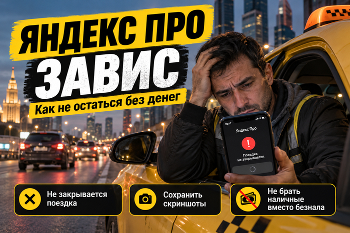 Не работает Яндекс Про: что делать таксисту при сбое