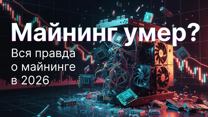 Майнинг умер? Вся правда о майнинге в 2026 - 01.04.26 12:52