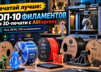 Пополняем запасы: ТОП-10 филаментов для 3D-печати с AliExpress — PLA, PETG, TPU и композиты — 02.10.26 12:03