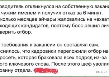 Как нейросеть подложила свинью кадровикам (эйчарам) — 25.10.26 13:49