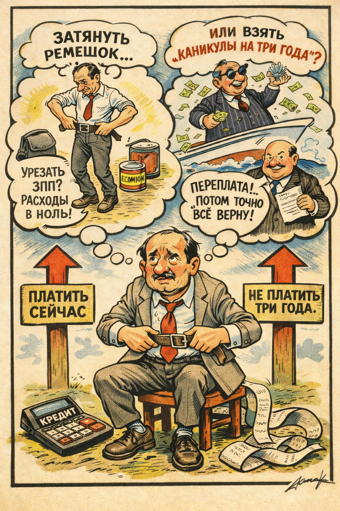 Три года бултыхаться: как упрощенцам предлагают выживать за счет будущих долгов - 06.02.26 17:58