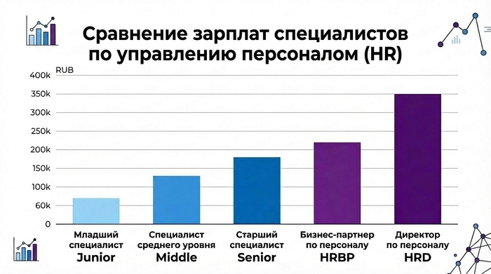 Сколько зарабатывает HR-менеджер в 2026: зарплаты, специализации и региональные