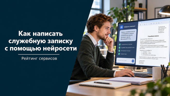 Как написать служебную записку с помощью нейросети