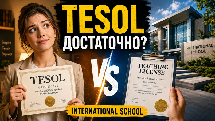 Можно ли работать в международной школе с TEFL/TESOL: когда нужна teaching license - 30.08.26 02:13