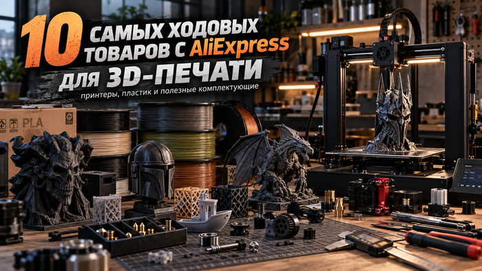 ТОП-10 товаров с AliExpress для 3D-печати: принтеры, пластик и полезные комплектующие - 08.10.26 15:42