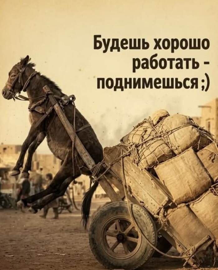 "На работе тоже самое: начальник обещает повышение, если справишься с нагрузкой." - 24.05.26 20:58