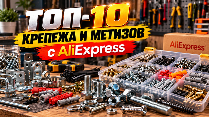 ТОП-10 крепежа и метизов с AliExpress для мастерской и ремонта