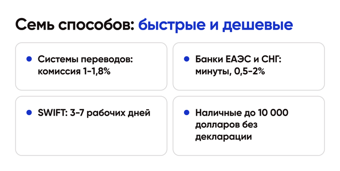 Как получить деньги из-за границы в Россию в 2026 году: 7 способов