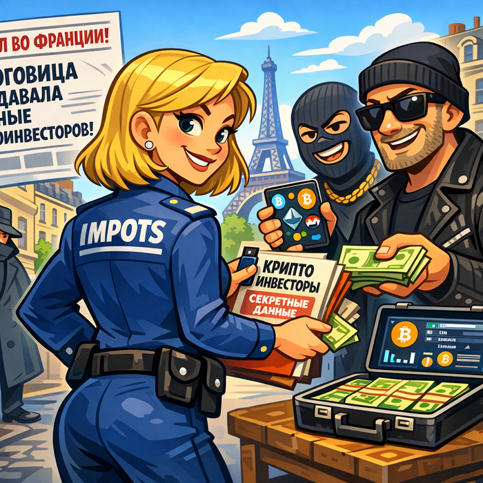 Во Франции налоговицу подозревают в продаже данных криптоинвесторов преступникам - 27.01.26 18:13